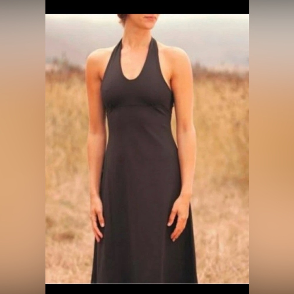 Patagonia Morning Glory Dress In Brown Performance Fabric , Large - Picture 3 of 10